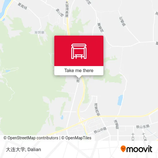 大连大学 map