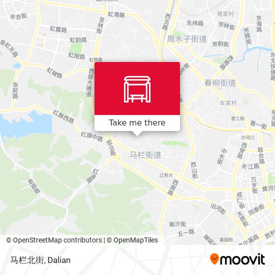 马栏北街 map