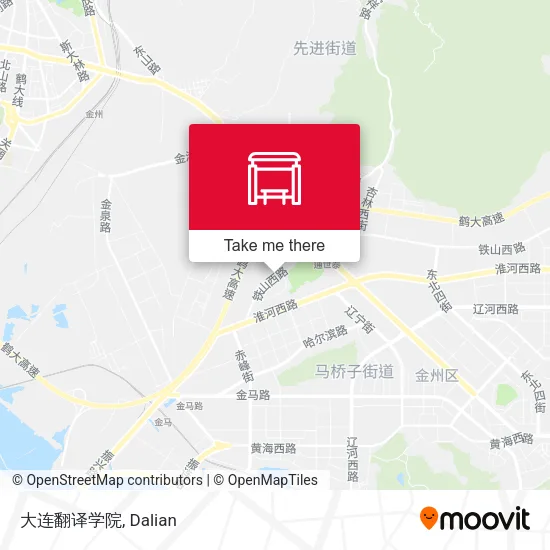大连翻译学院 map
