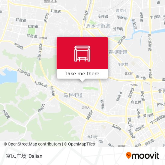 富民广场 map