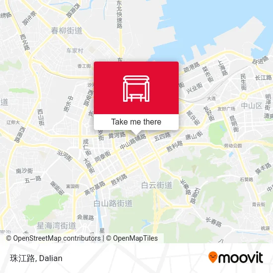 珠江路 map