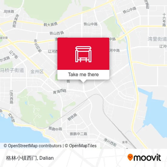 格林小镇西门 map