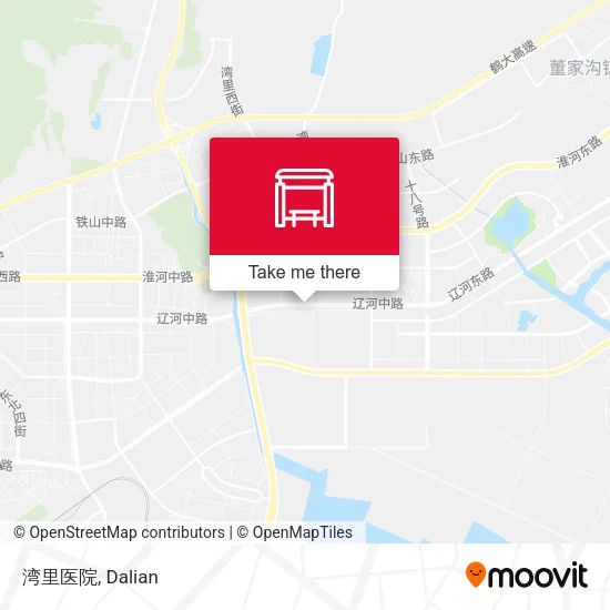 湾里医院 map