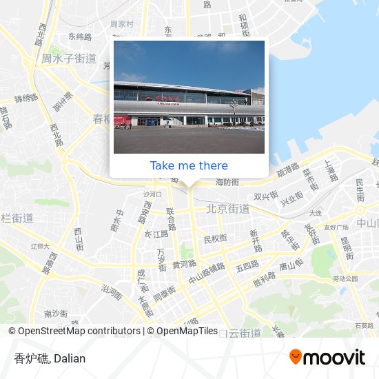 香炉礁 map