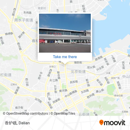 香炉礁 map
