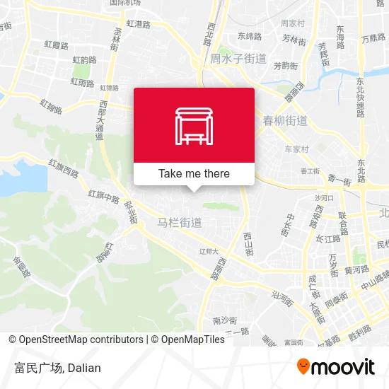 富民广场 map