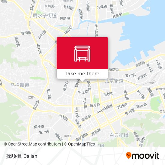 抚顺街 map