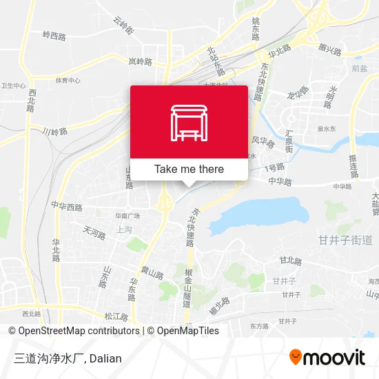 三道沟净水厂 map