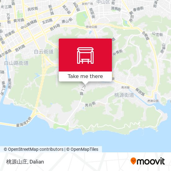 桃源山庄 map