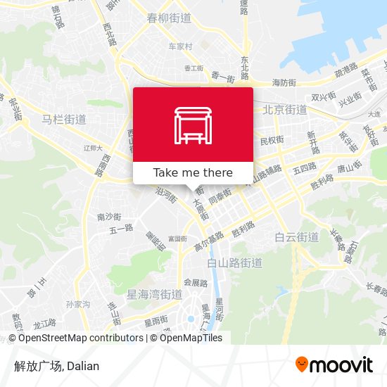 解放广场 map