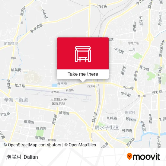 泡崖村 map