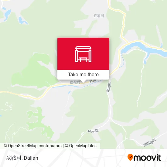 岔鞍村 map