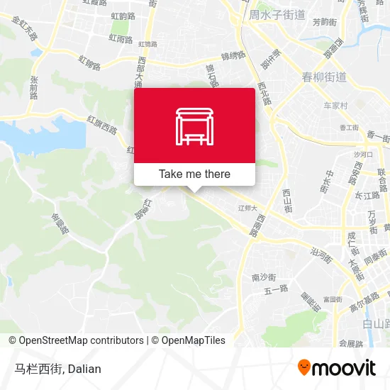 马栏西街 map