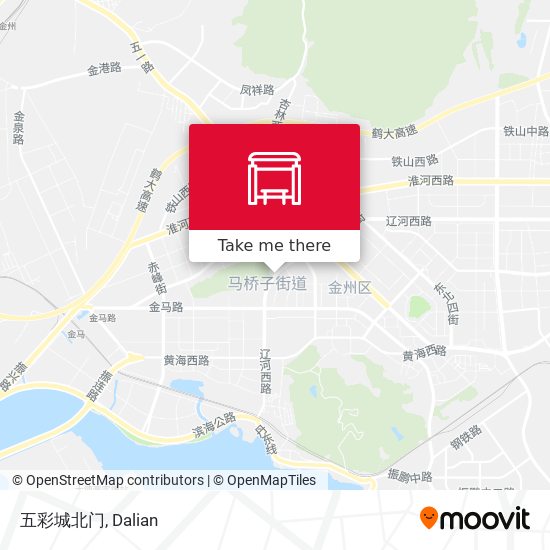五彩城北门 map