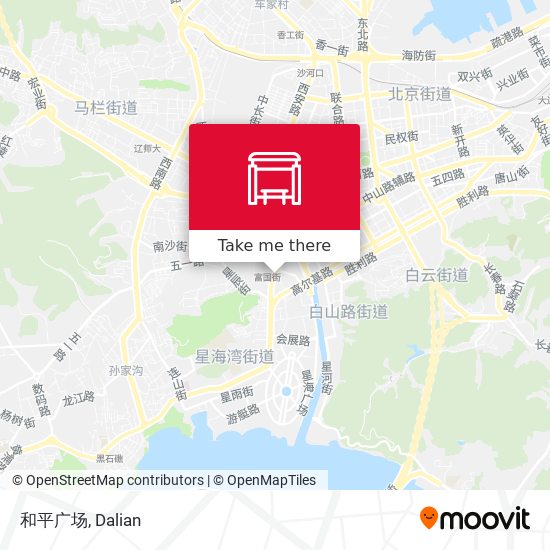 和平广场 map