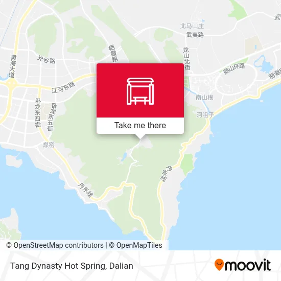Tang Dynasty Hot Spring map