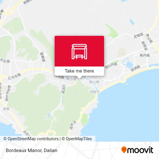 Bordeaux Manor map