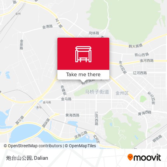 炮台山公园 map