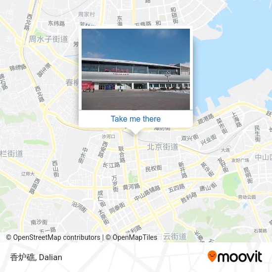 香炉礁 map