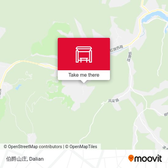 伯爵山庄 map