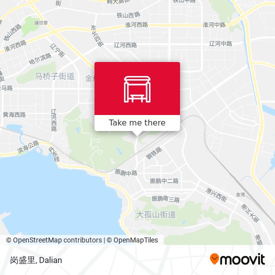 岗盛里 map