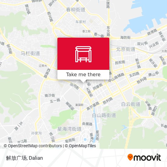 解放广场 map