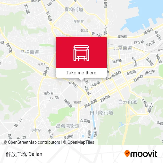 解放广场 map