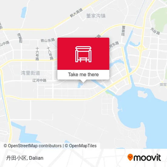 丹田小区 map
