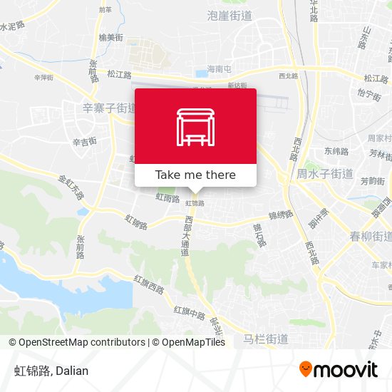 虹锦路 map