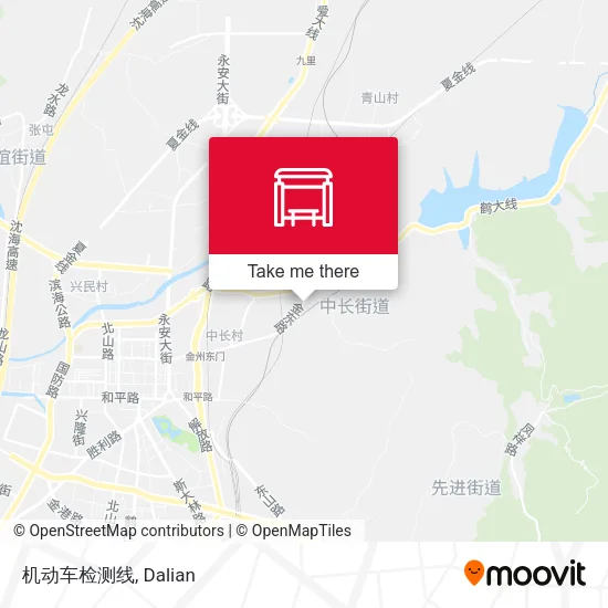 机动车检测线 map