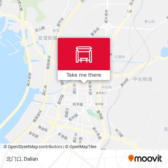 北门口 map