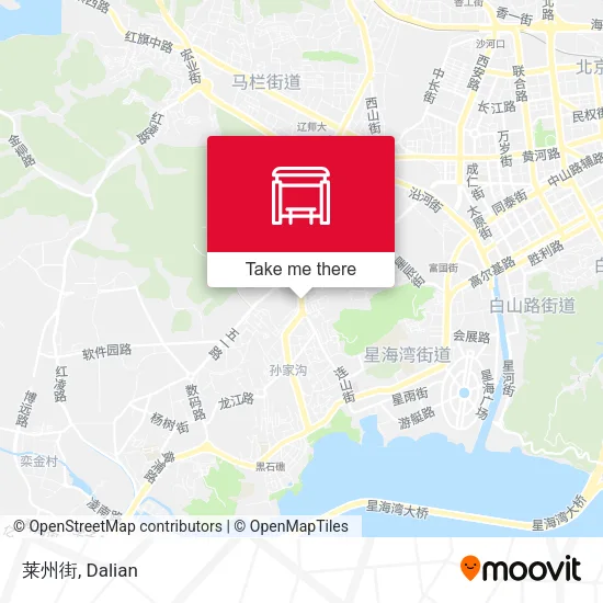 莱州街 map