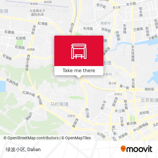 绿波小区 map