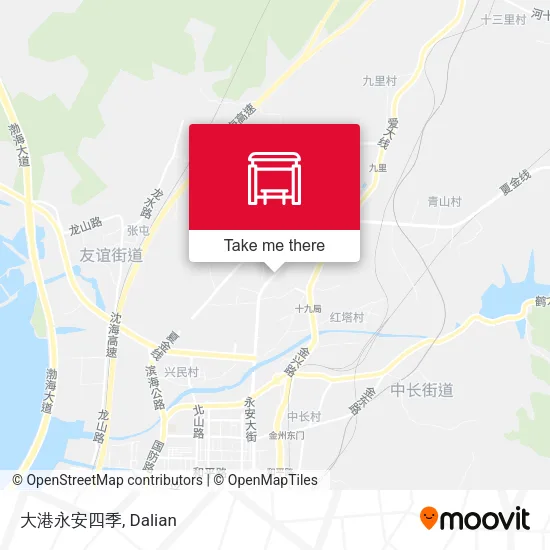 大港永安四季 map