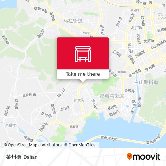 莱州街 map