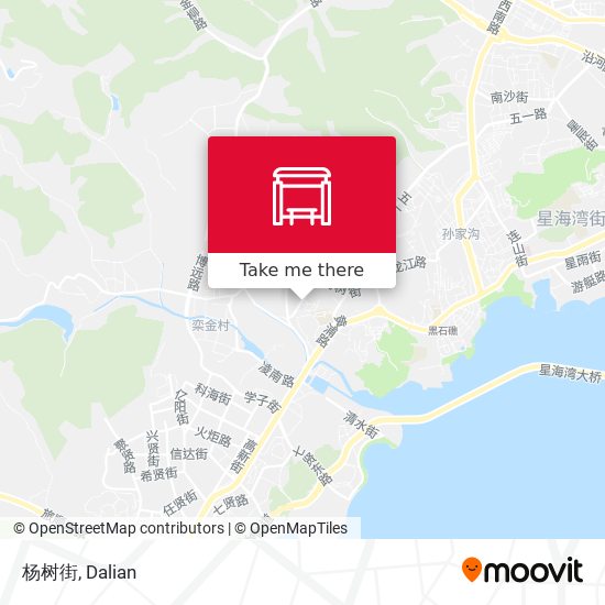 杨树街 map