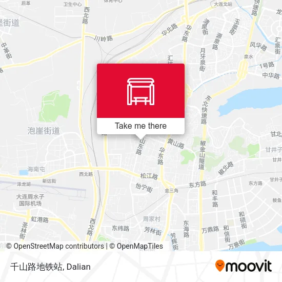 千山路地铁站 map