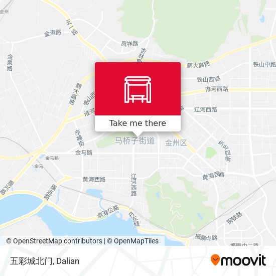 五彩城北门 map