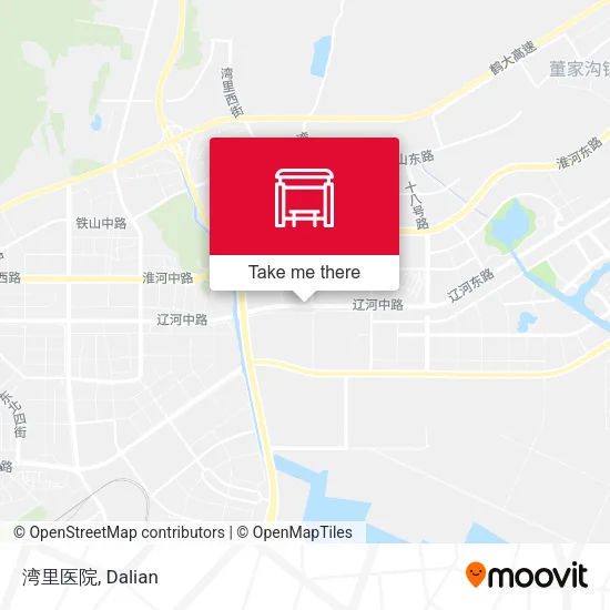 湾里医院 map