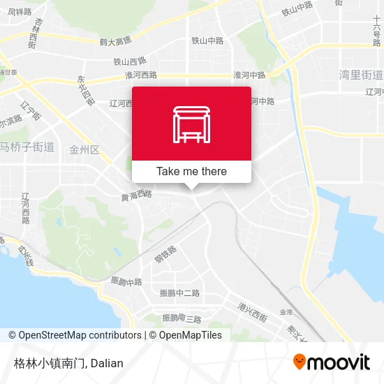 格林小镇南门 map