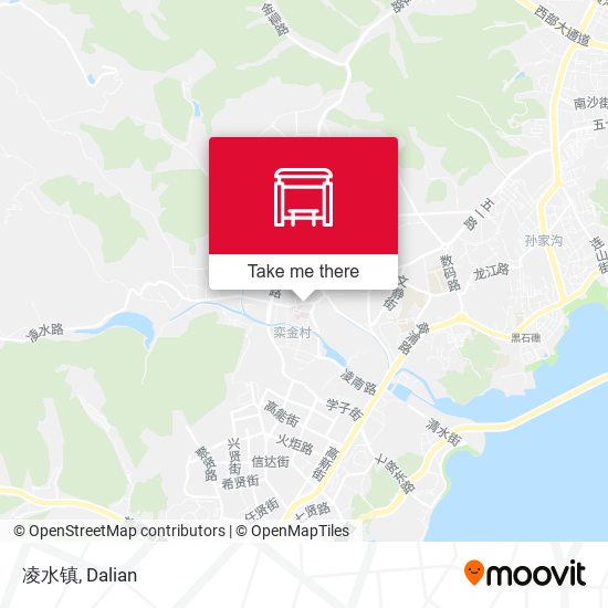 凌水镇 map