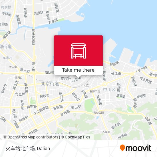 火车站北广场 map