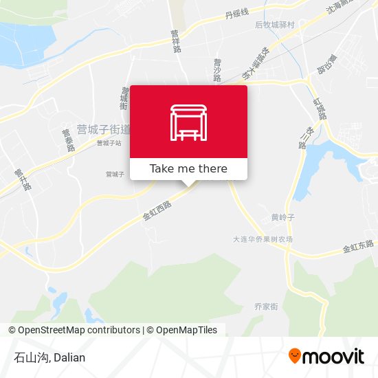 石山沟 map