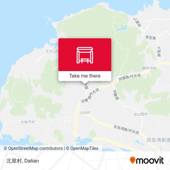 北屋村 map