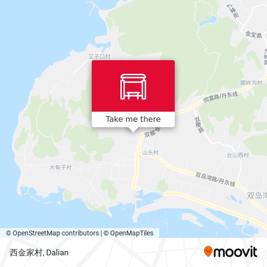 西金家村 map