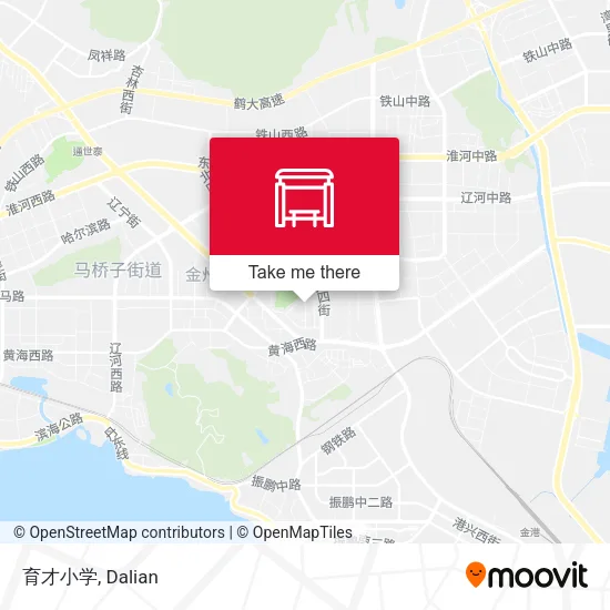 育才小学 map