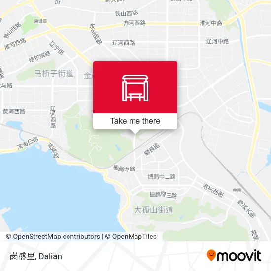 岗盛里 map