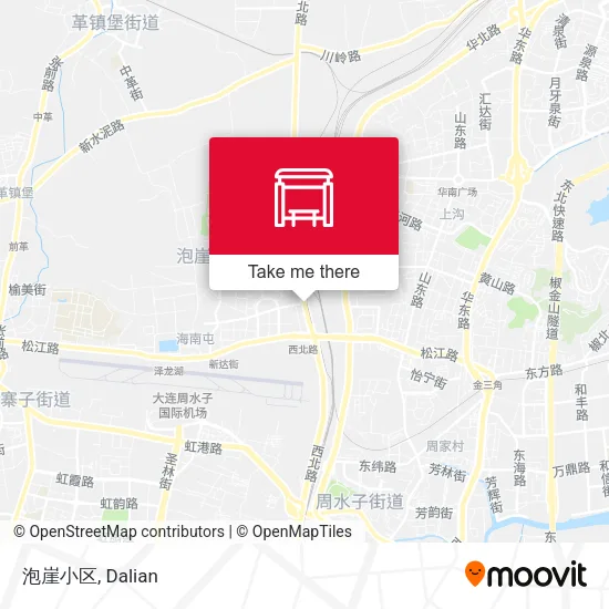 泡崖小区 map