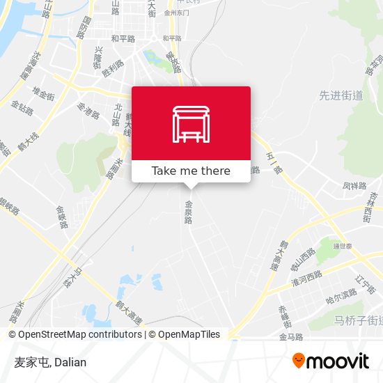 麦家屯 map