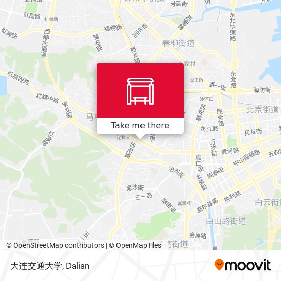 大连交通大学 map